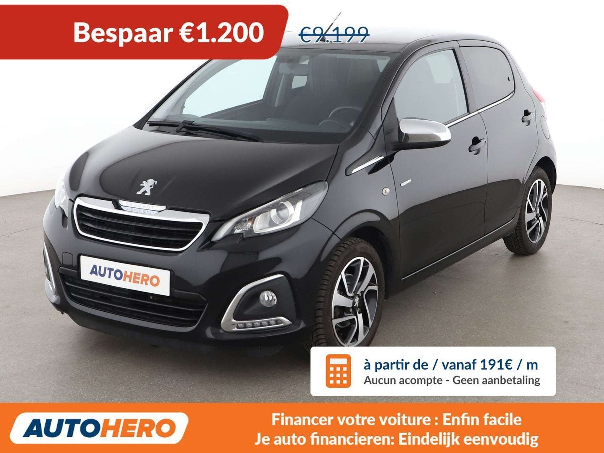 Peugeot 108 1.0 VTi Style (bj 2020), Auto's, Voorwielaandrijving, 4 zetels, Stof, Gebruikt