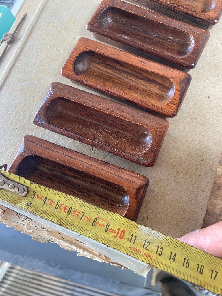 vintage houten handvaten voor restauratie meubels etc, Doe-het-zelf en Bouw, Ophalen, Slot