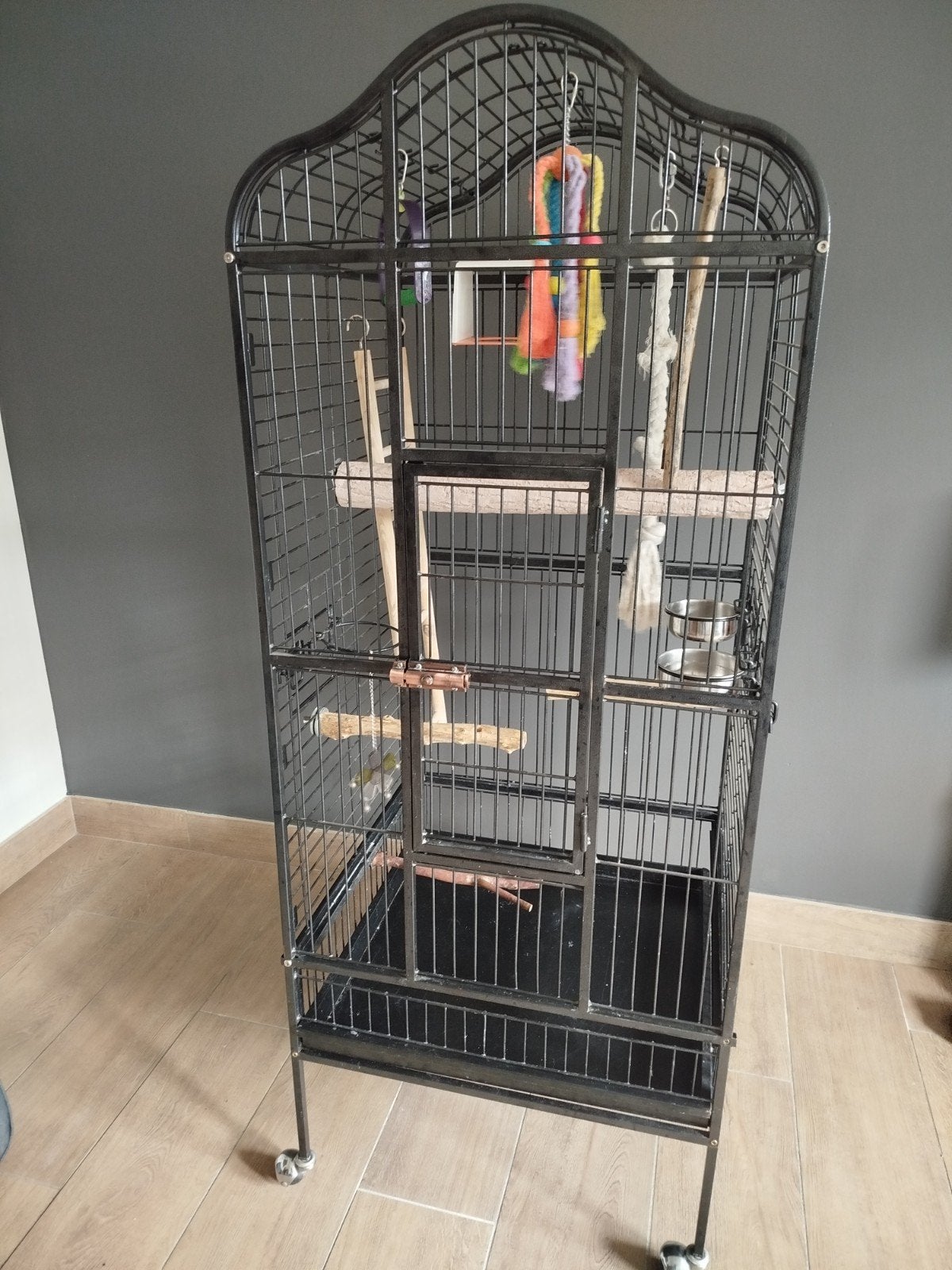 vogelkooi/papegaaikooi met speelgoed, Ophalen, Vogelkooi