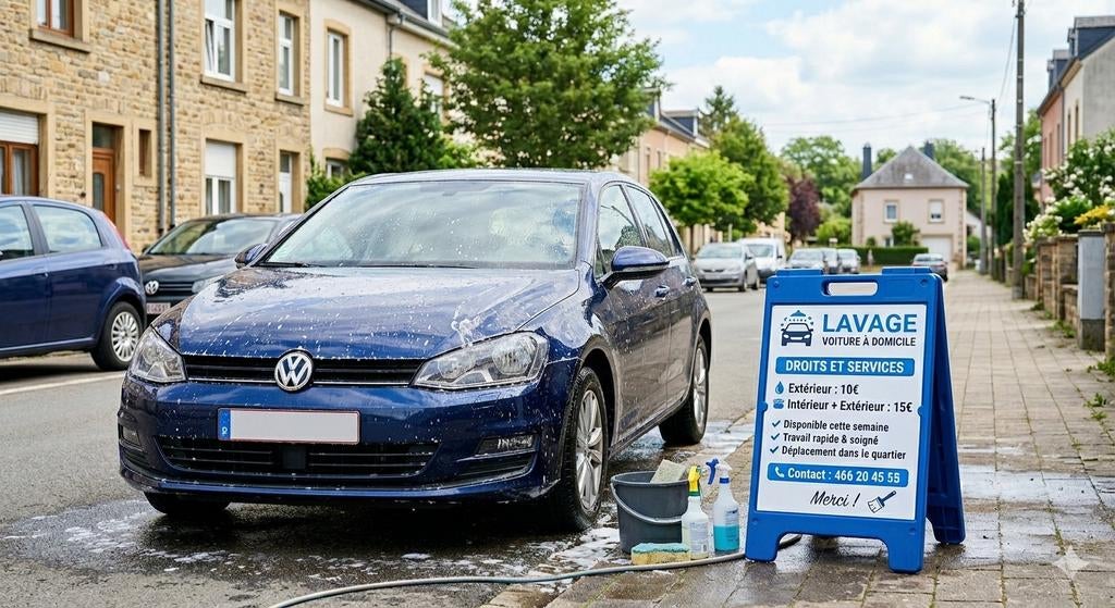 Lavage voiture à domicile – Arlon (10–15€), Autos : Divers, Modes d'emploi & Notices d'utilisation, Enlèvement ou Envoi