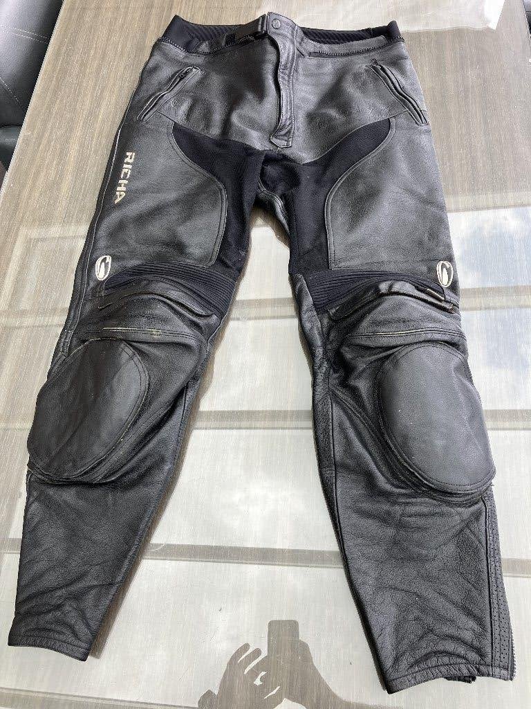 lederen motorbroek Richa heren 54., Ophalen, Broek | leer, Heren, Richa
