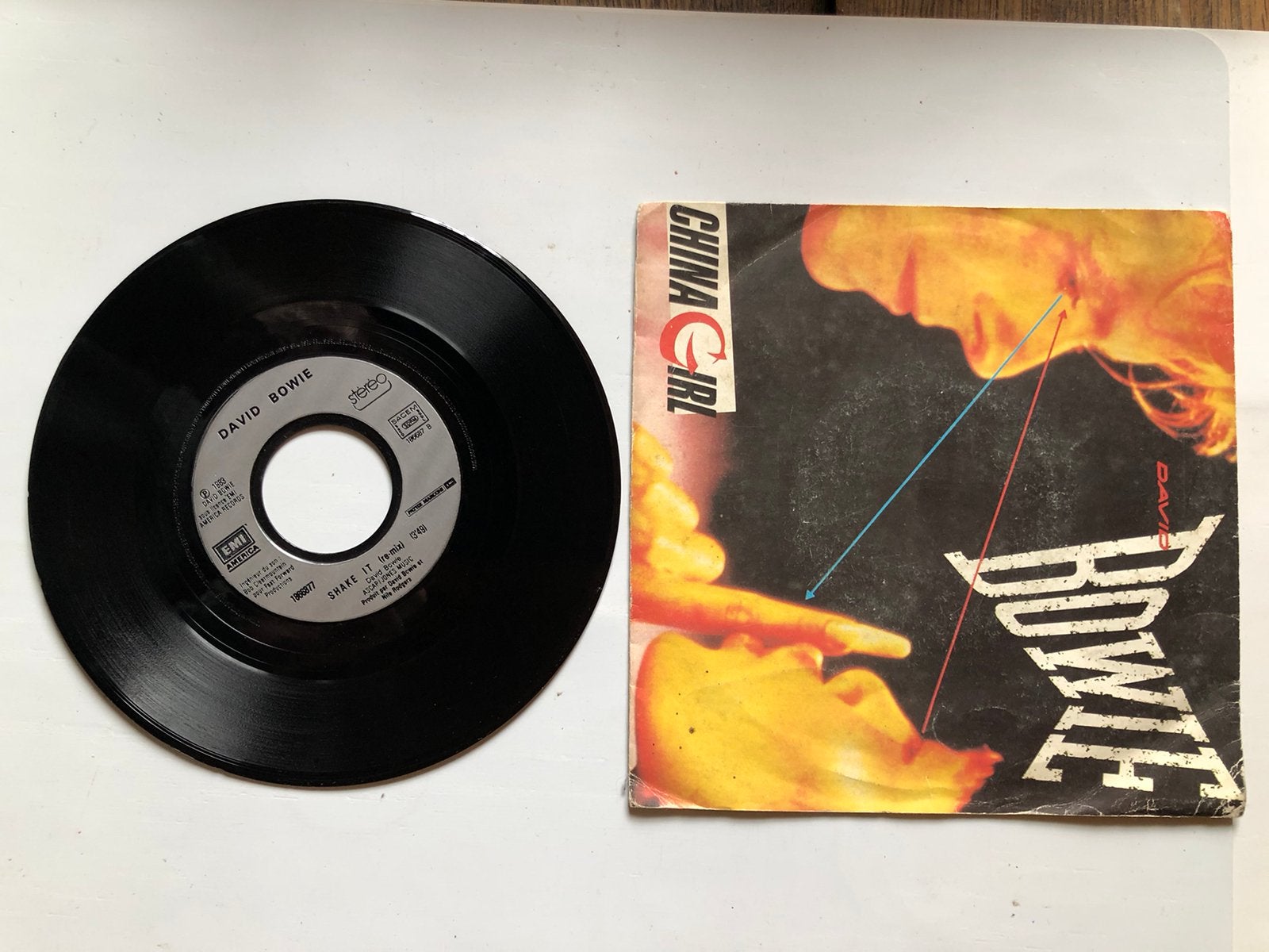 David Bowie: china girl ( 1983), Verzenden, Zo goed als nieuw
