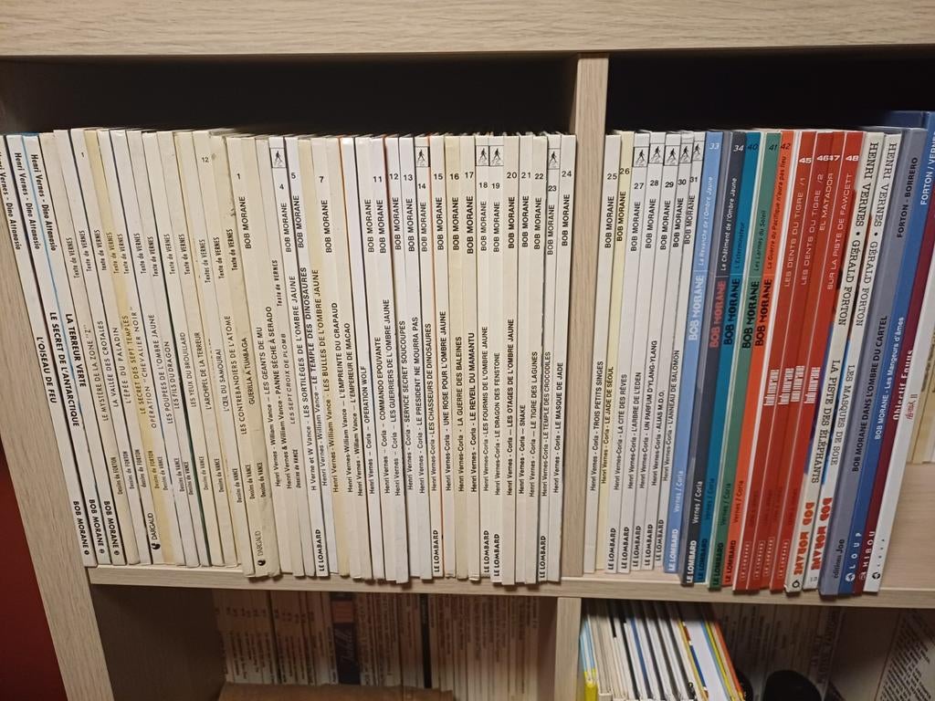 25) Minimumprijs/62 bd Bob Morane, Boeken, Stripverhalen, Zo goed als nieuw, Meerdere stripboeken, Ophalen of Verzenden