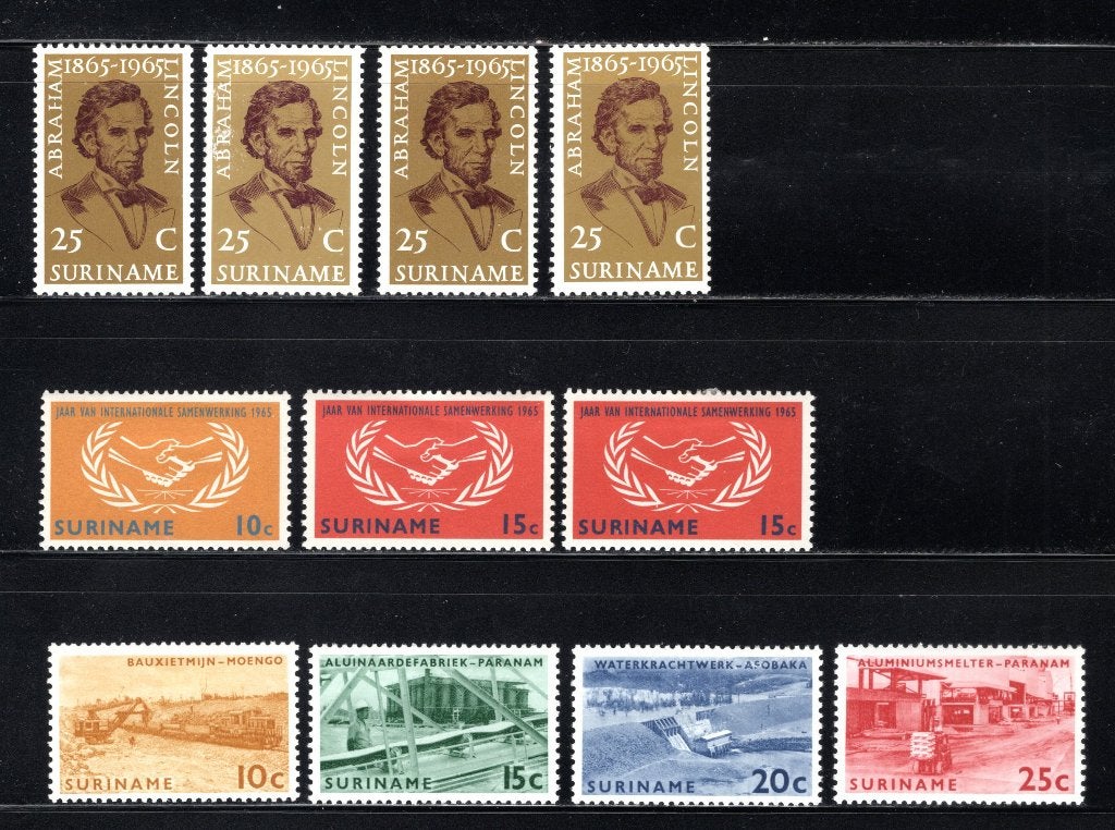 SURINAME Lot 1965 MH/MNH, Timbres & Monnaies, Timbres | Surinam, Envoi, Non oblitéré