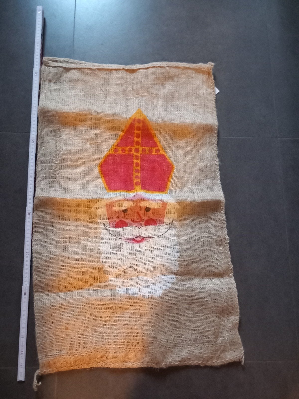 jutezak met Sinterklaas op -> 4€, Diversen, Sinterklaas, Ophalen, Zo goed als nieuw