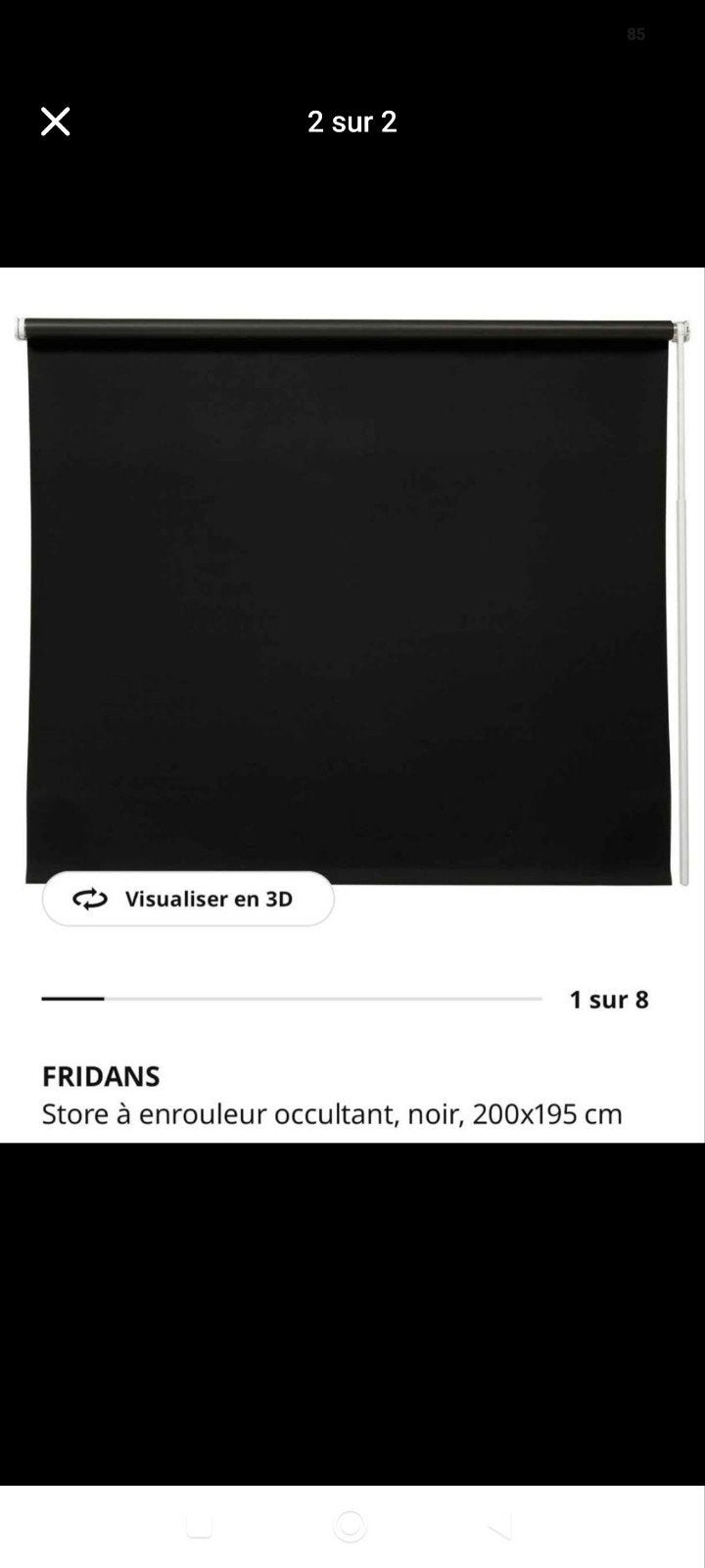 store occultant, Maison & Meubles, Ameublement | Rideaux & Stores à lamelles, Enlèvement, Occultant