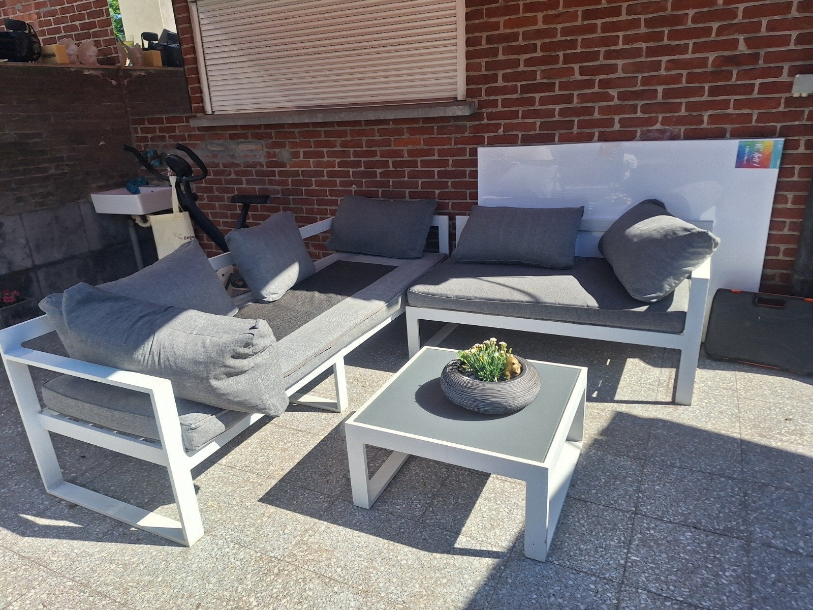 Longe sets met alle kussens, Tuin en Terras, Ophalen of Verzenden