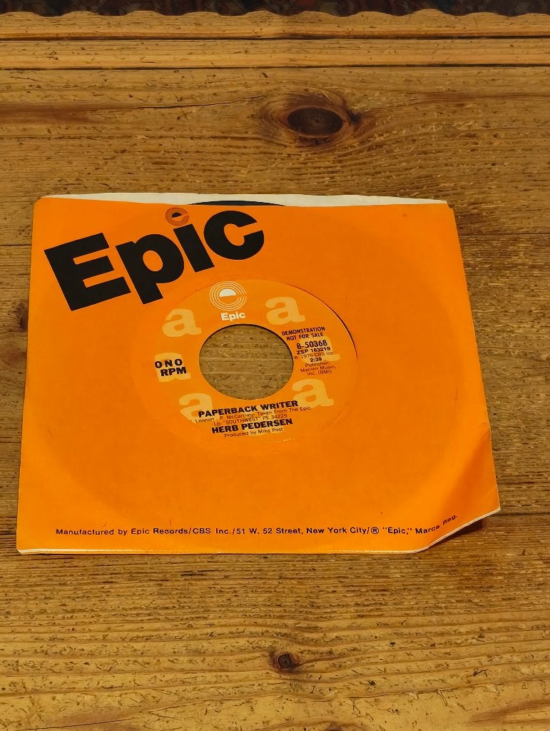 Single van Herb Pedersen, CD & DVD, Enlèvement ou Envoi, 7 inch, Utilisé, Country et Western