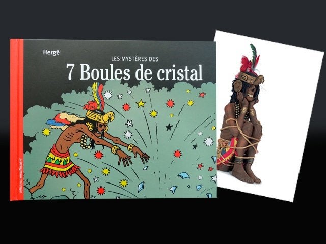 Tintin - Les mystères des 7 Boules de cristal- Hergé- EO2012, Livres, Envoi