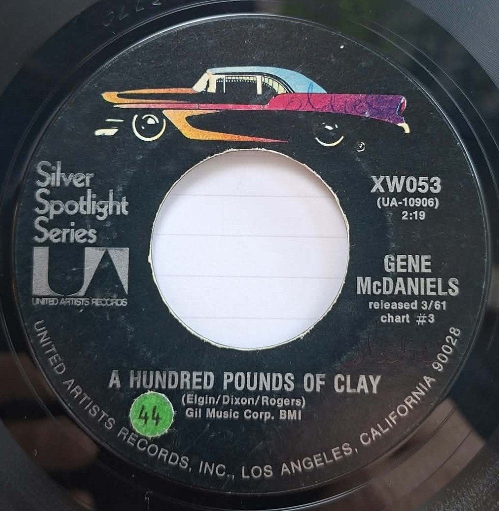 Gene McDaniels / A Hundred Pounds Of Clay * Popcorn Groove *, CD & DVD, Enlèvement ou Envoi, 7 inch, Housse de protection extérieure