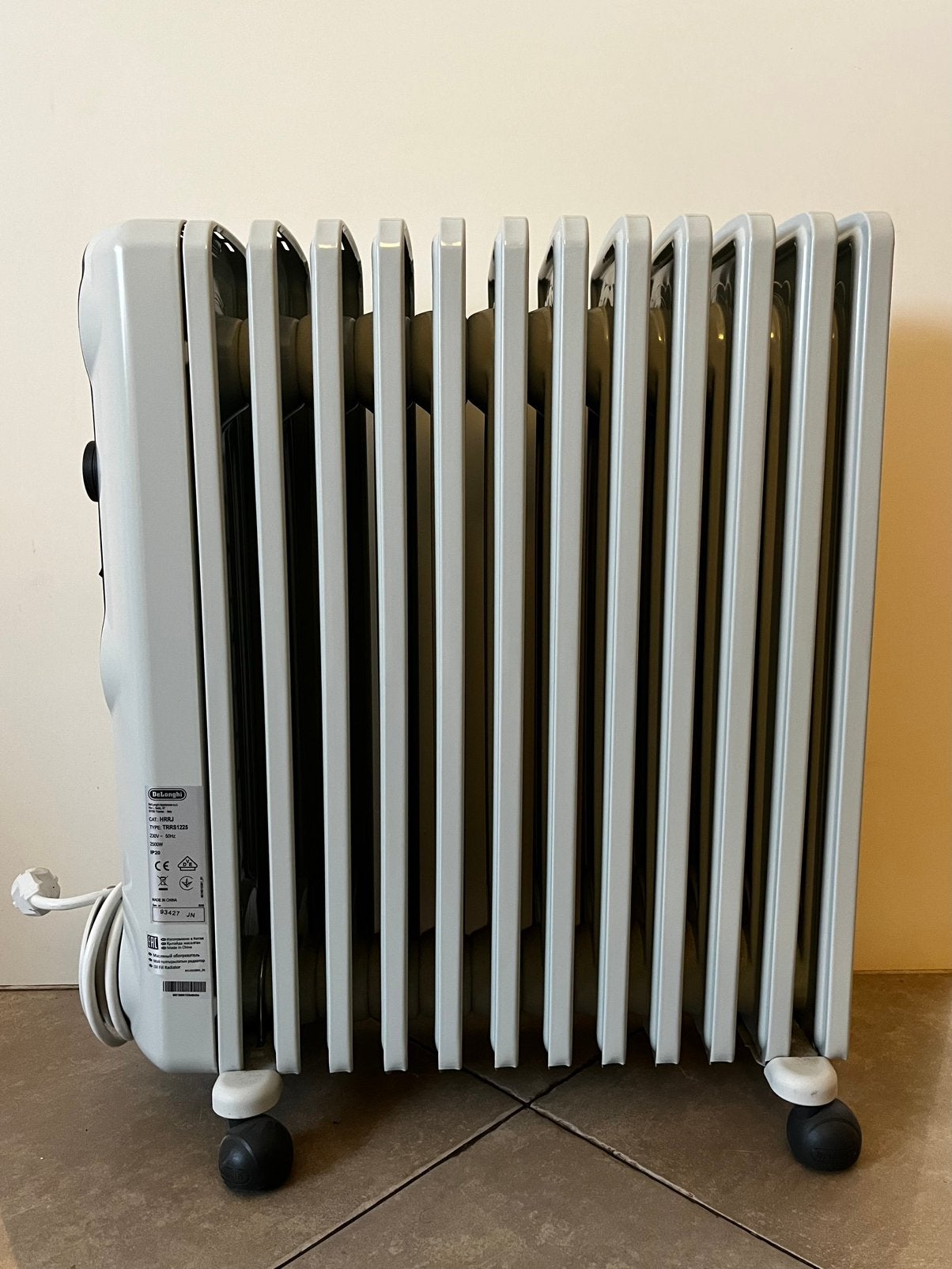 De'Longhi Olieradiator (TRRS1225) – 2500W, Neuf, 60 à 100 m³, Chauffage, Enlèvement