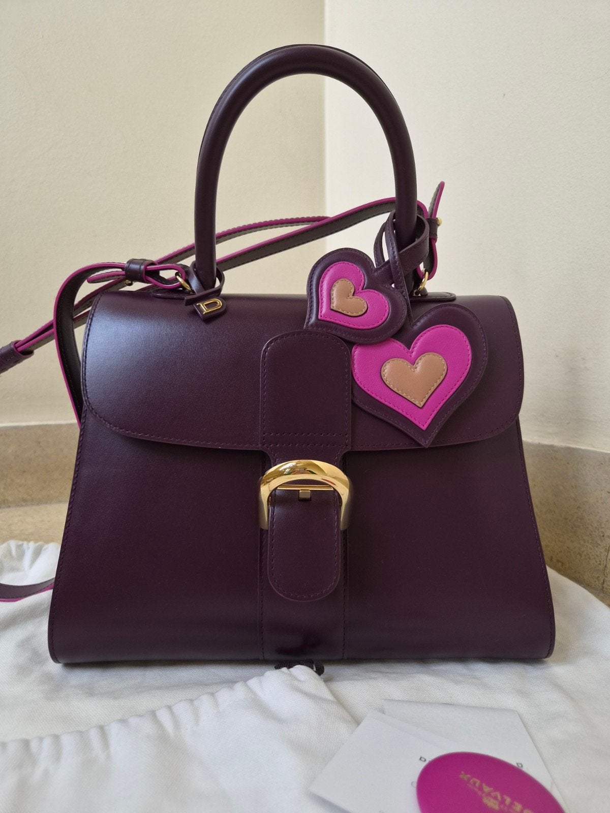 Delvaux Brillant Magic - Kleur Prune, Handtassen en Accessoires, Ophalen of Verzenden, Nieuw