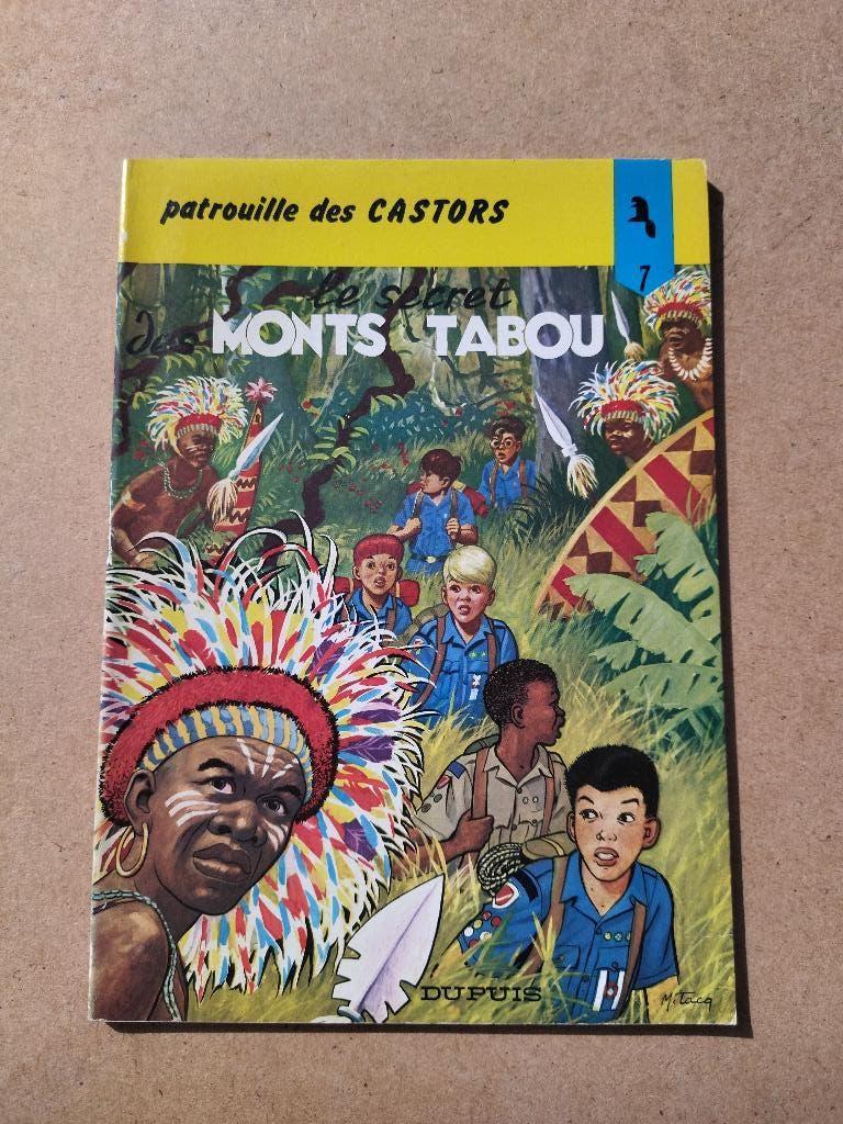 Patrouille des Castors - 7. Monts Tabou / 1982, Gelezen, Eén stripboek, Mitacq - Charlier, Ophalen of Verzenden