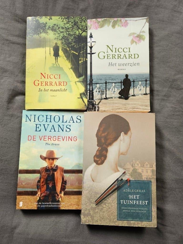 4 romans (Evans, Gras, Gerard), Ophalen of Verzenden, Gelezen, Nicci Gerrard
