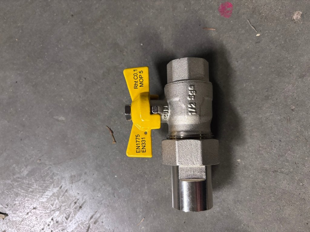 1/2" gaskranen en koppelingen, Doe-het-zelf en Bouw, Ophalen, Nieuw