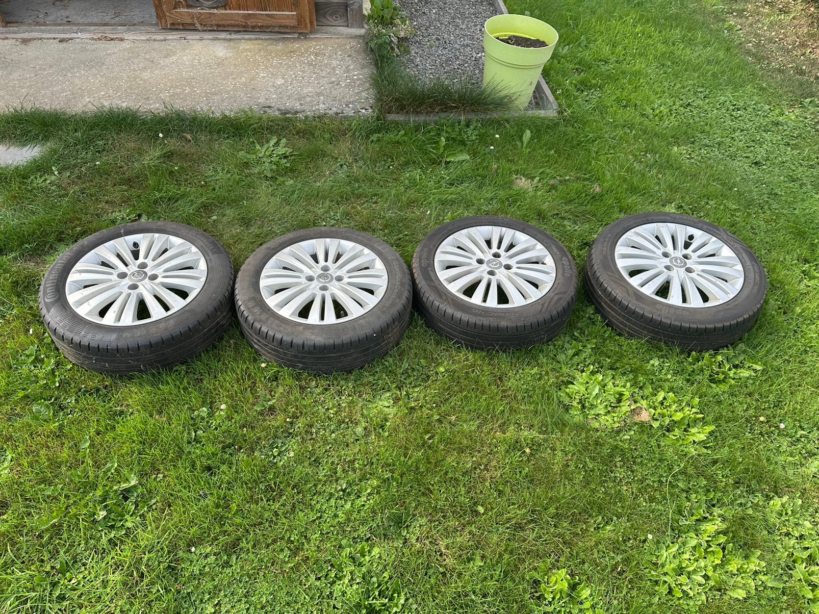 Roues et pneus été pour opel corsa, Auto-onderdelen, Ophalen, Gebruikt, 16 inch, Band(en)