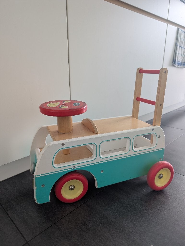 2 in 1 loopwagen, Kinderen en Baby's, Speelgoed | Babyspeelgoed, Gebruikt, Auto, Met wieltjes, Ophalen