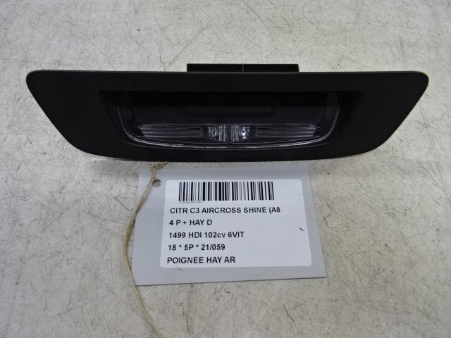 POIGNEE COFFRE / HAYON ARRIERE C3 Aircross (2C / 2R), Autos : Pièces & Accessoires, Utilisé, Citroën
