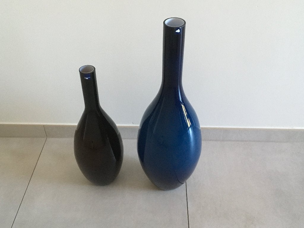 2 handgemaakte glazen vazen Leonardo Beauty in NIEUWSTAAT, Ophalen, Overige kleuren, Handgemaakt, Nieuw