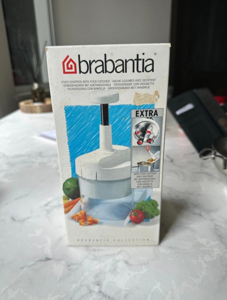 Brabantia - Hachoir à légumes avec hachoir, Enlèvement ou Envoi, Trancheuse, Autres matériaux, Utilisé