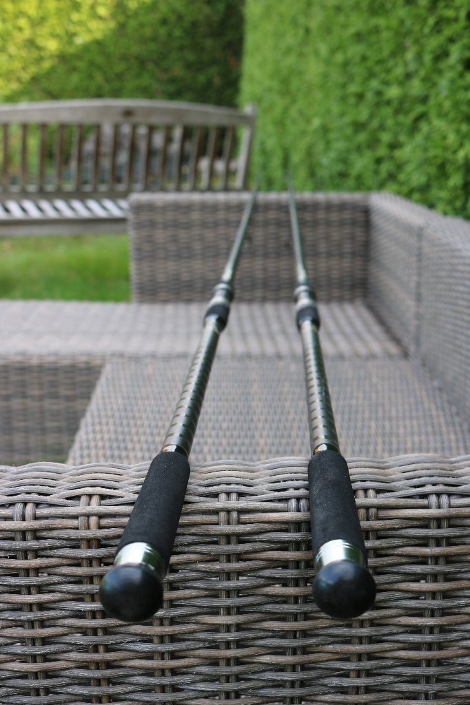 2x X2 Stratega 12 ft 2,75 lbs hengels, Watersport en Boten, Ophalen, Zo goed als nieuw, Werphengel