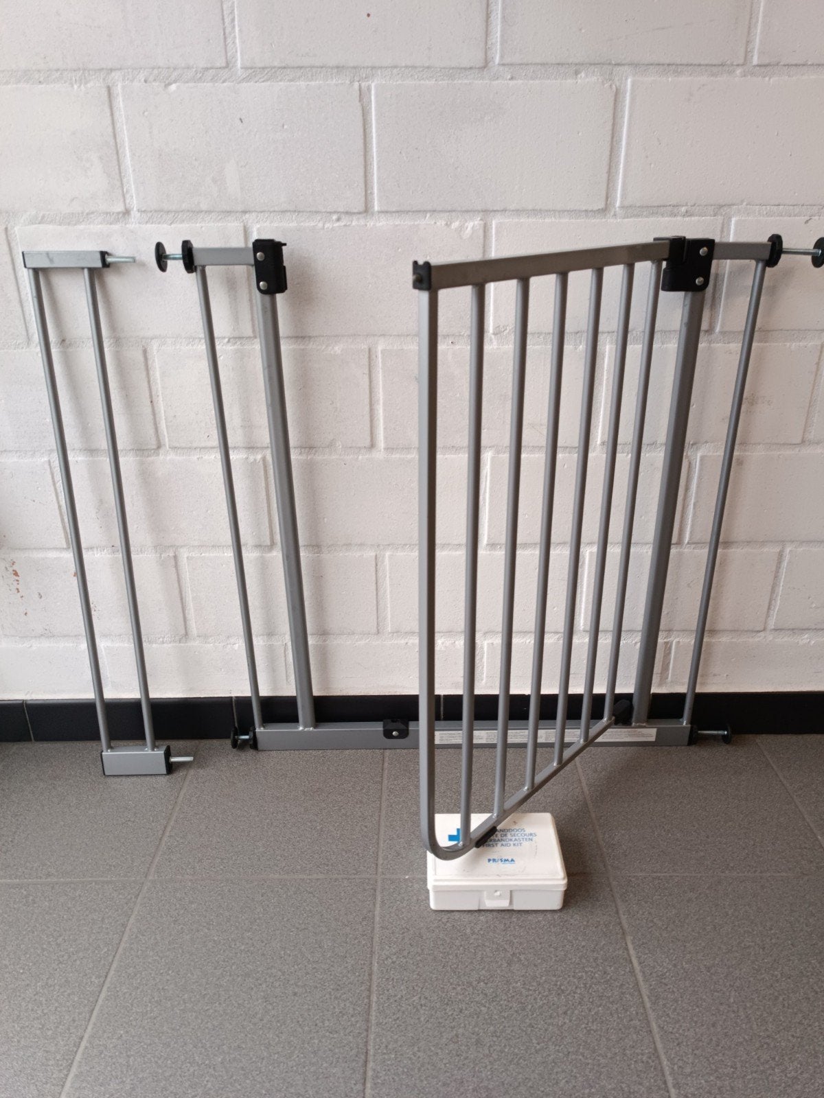 Traphekje maat 73 tot 92cm, Barrière de sécurité, Aluminium, Enlèvement, Utilisé