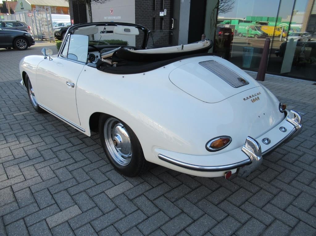 Porsche 356 B 1600 Super BT5 Cabrio Reutter-Zeer goede staat, foto 11