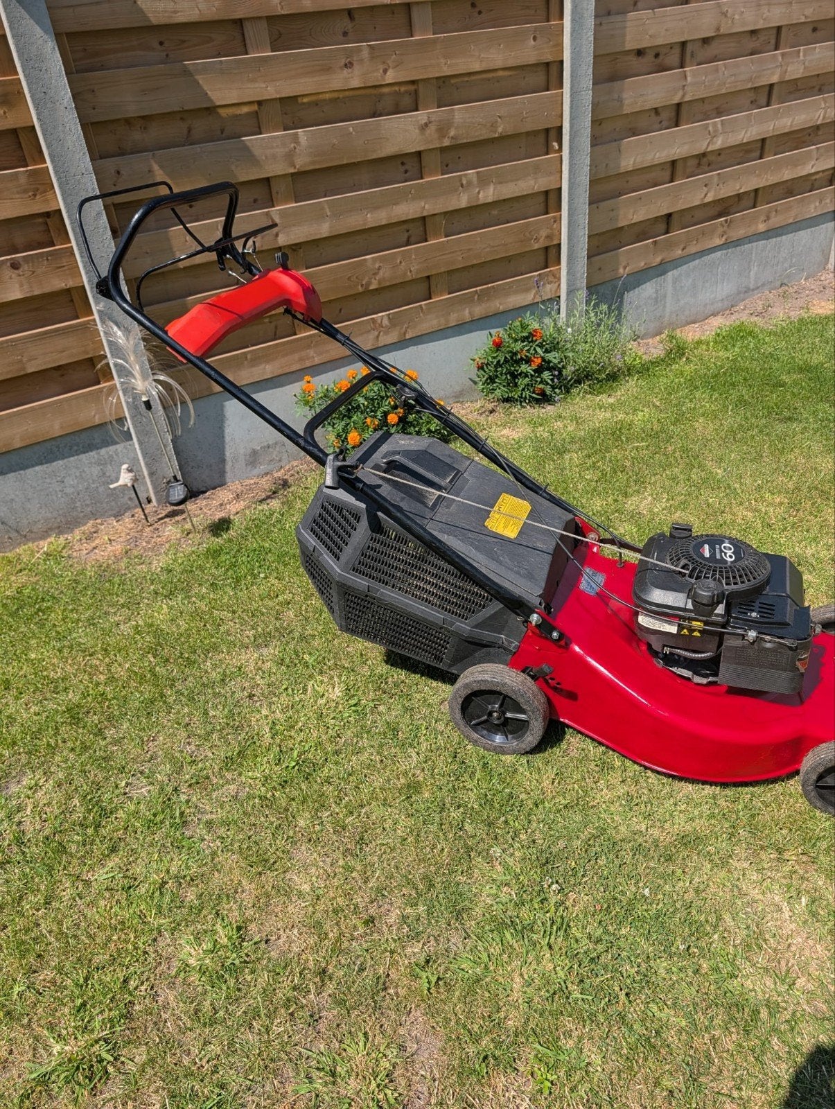 Zelftrekker grasmachine, Ophalen