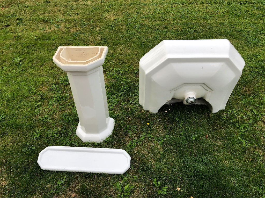 Lavabo Villeroy & boch, Enlèvement, Comme neuf, Pierre, Lavabo