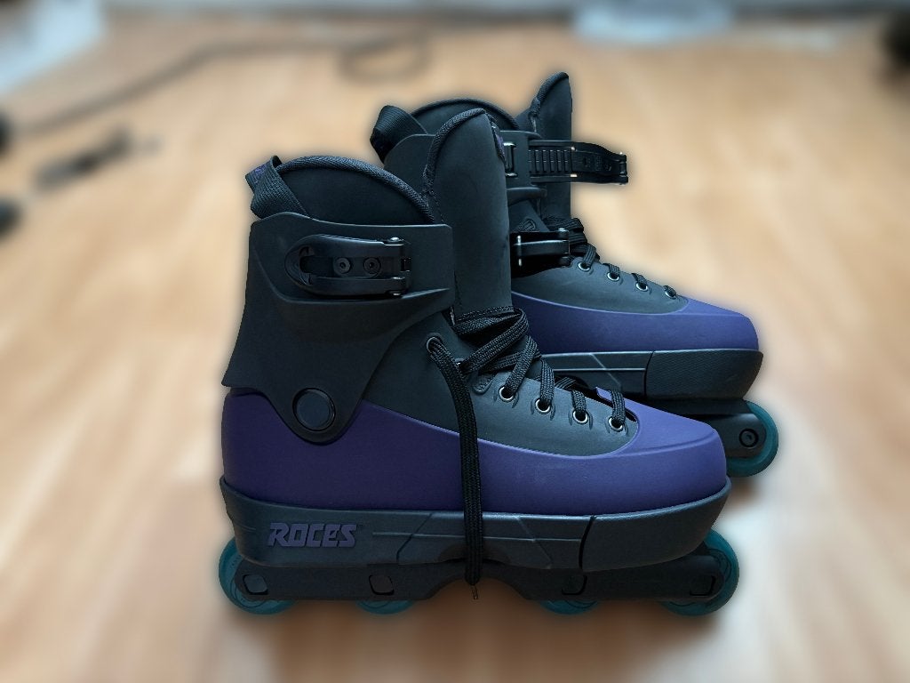 Rollers Roces Fifth Element Pro Nils Jansons - Deep Purple, Sports & Fitness, Rollers 4 roues en ligne, Enlèvement ou Envoi, Roces