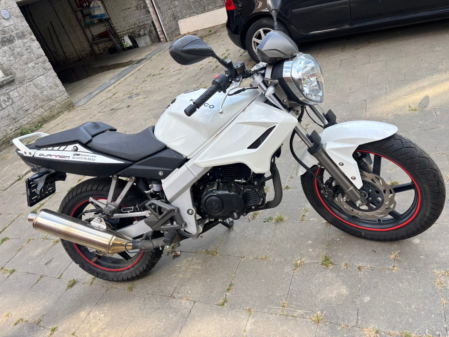 Kymco Quannon 125 Naked 2012 – Slechts 5.398 km, Vélos & Vélomoteurs, Cyclomoteurs | Marques Autre, Comme neuf, Enlèvement