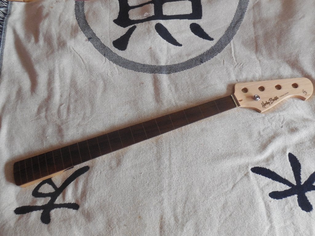 Manche fretless ligné type Jazzbass HB Deluxe Series, Musique & Instruments, Enlèvement ou Envoi, Comme neuf, Guitare basse électrique