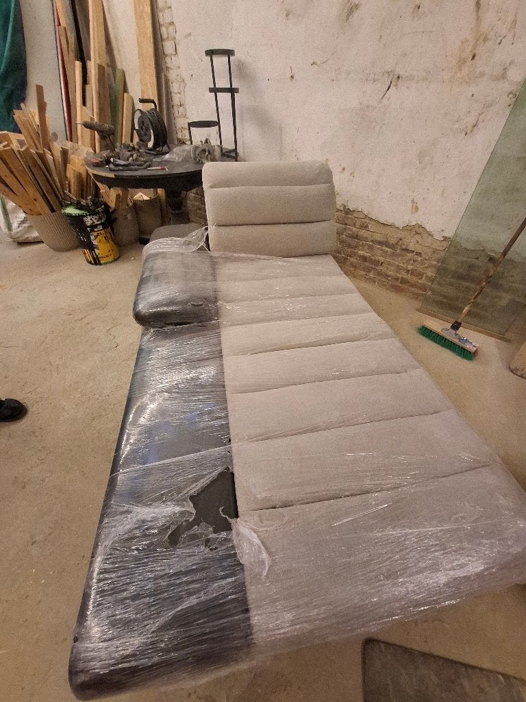 canapé méridienne deluxe, Enlèvement, Comme neuf, Banc droit, Cuir