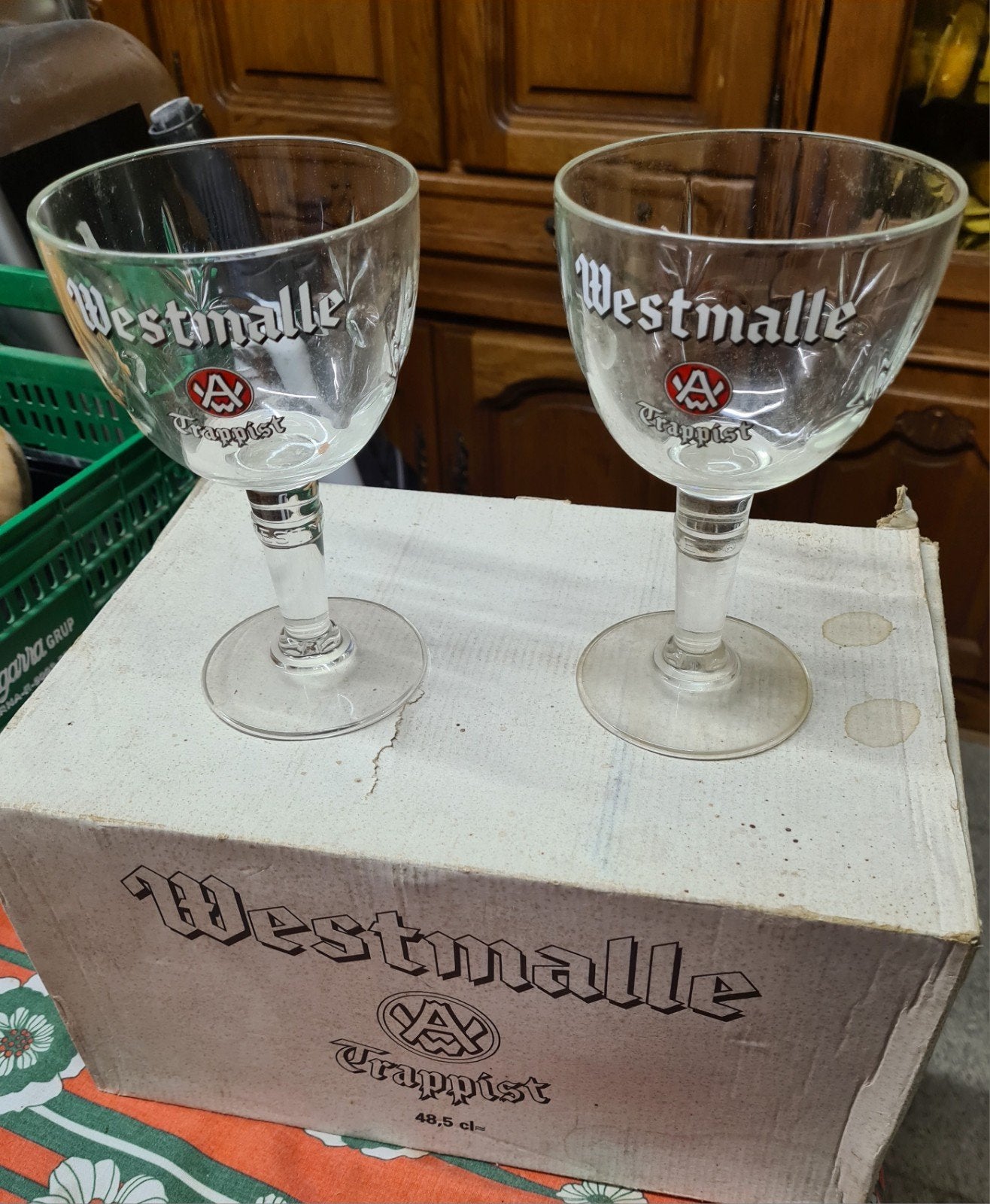 oude Westmalle glazen, Verzamelen, Ophalen, Nieuw, Bierglas