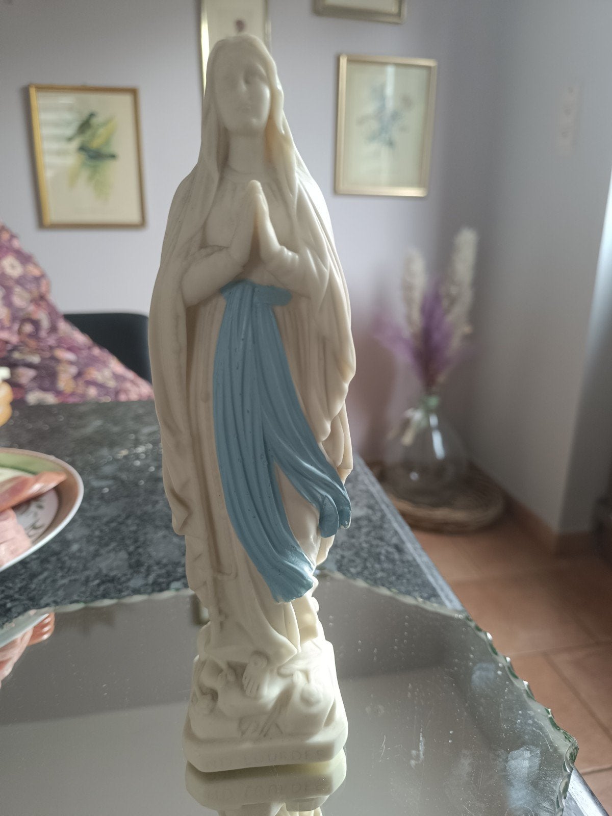 Splendide Notre-Dame de Lourdes, Antiquités & Art, Enlèvement ou Envoi