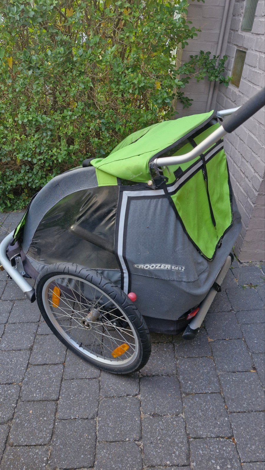 Fietskar Croozer voor twee kinderen, Vélos & Vélomoteurs, Accessoires vélo | Remorques, Enlèvement, Utilisé, Remorque pour enfant