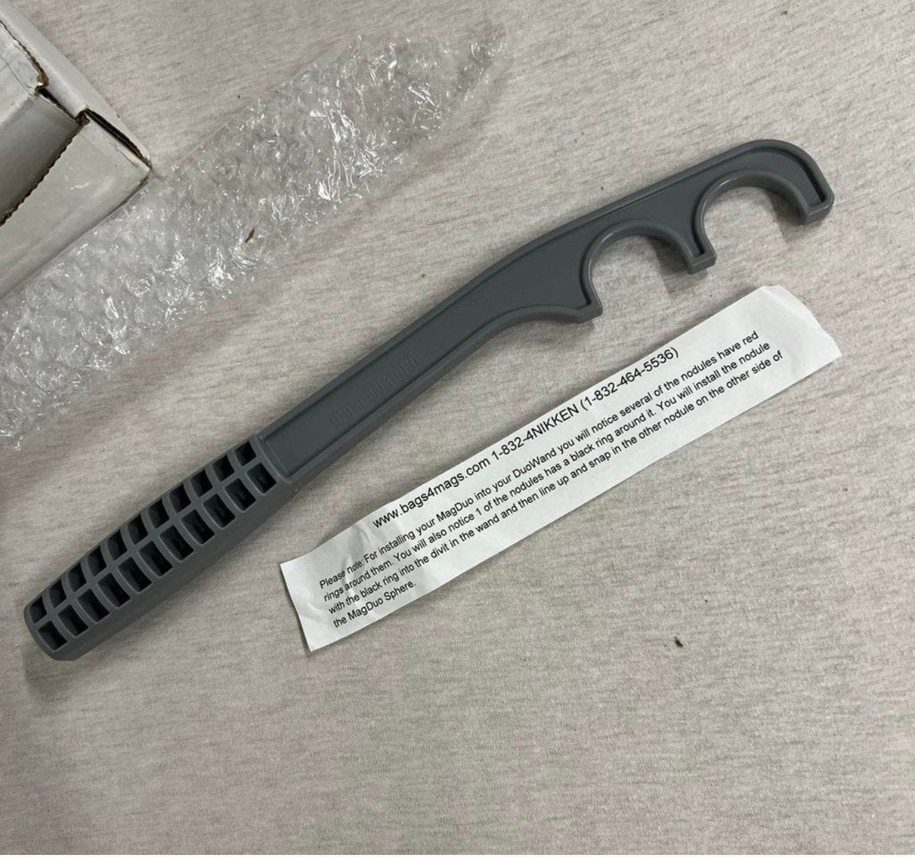 Bâton de bâton Nikken Magboy, Slammin Silver DuoW et gris, Enlèvement ou Envoi, Neuf