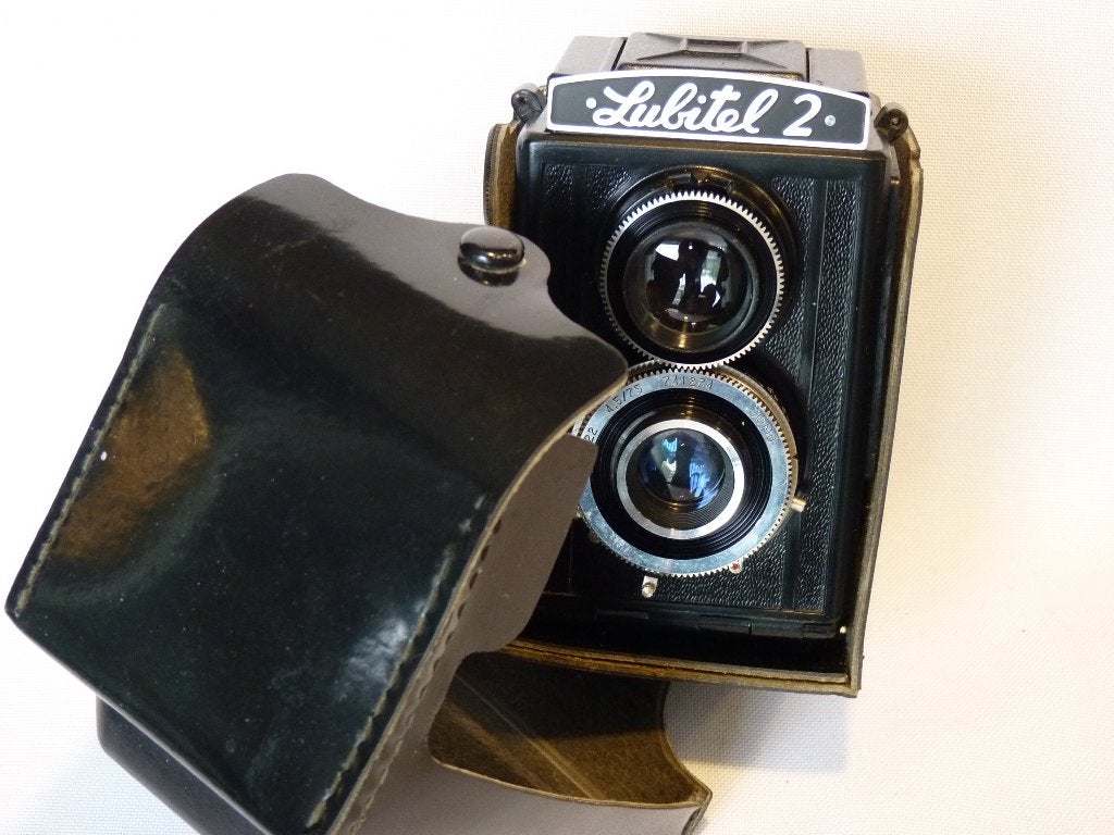GOMZ Lubitel 2, bakélite de Russie, 1955, sac original, TV, Hi-fi & Vidéo, Appareils photo analogiques, Utilisé, Reflex miroir