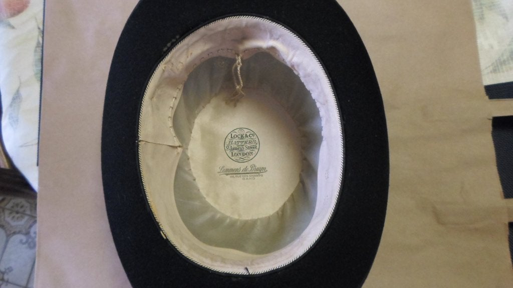 bolhoed Lock&Co Hatters, Antiek en Kunst, Ophalen, Heren, Lock&Co Hatters