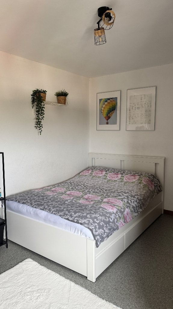 Lit IKEA SONGESAND blanc 140x200 cm + tiroirs de rangement, Neuf, 140 cm, Enlèvement, 200 cm