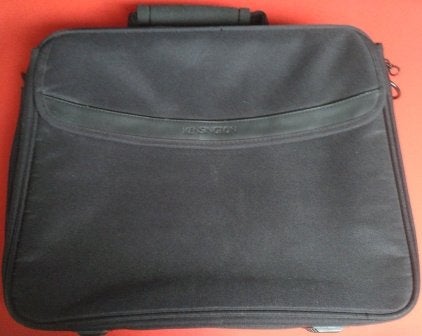 Kensington - Laptoptas - Met schouderriem - Schoudertas, Ophalen, Handvat, Zo goed als nieuw, Zwart