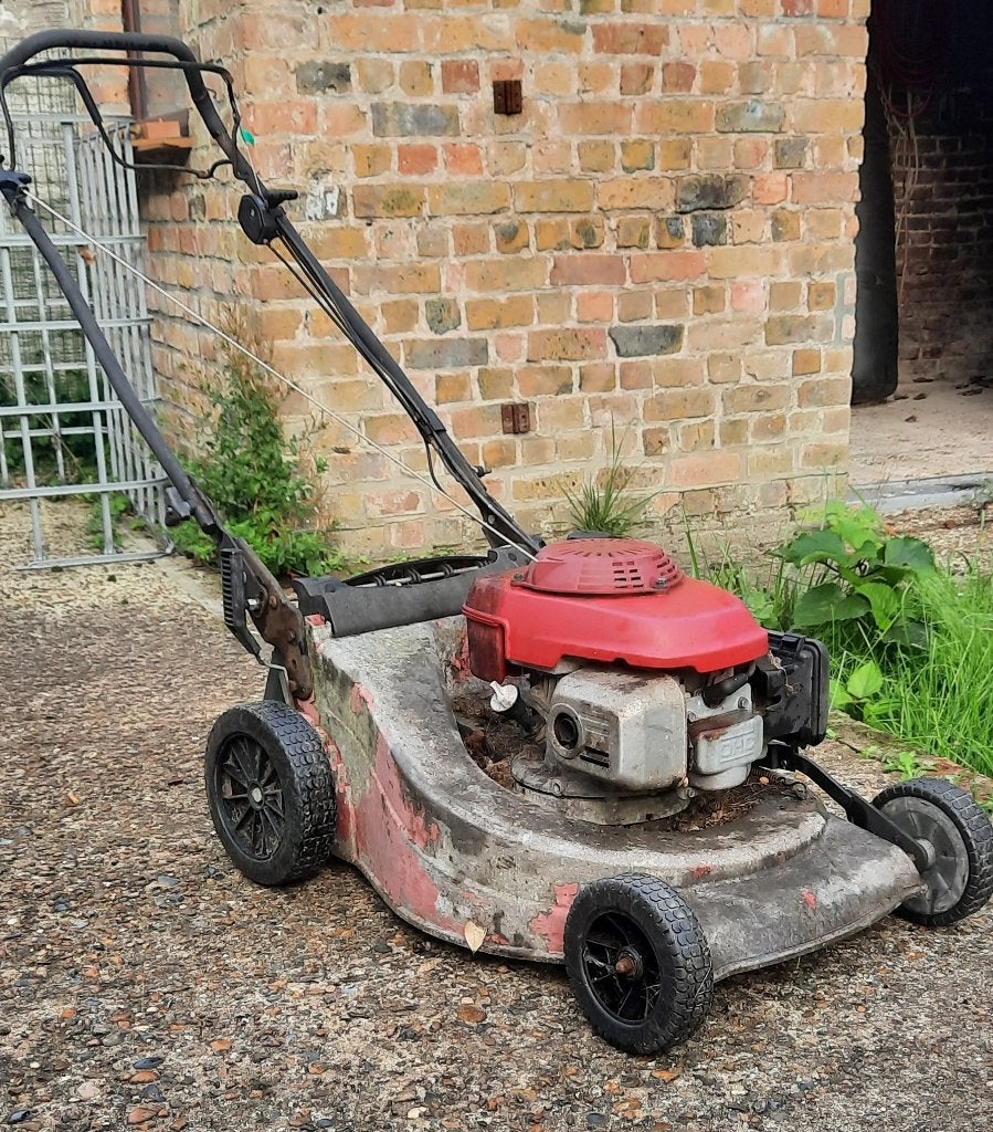 grasmachine benzine zelftrekkend, Ophalen, Cirkelmaaier, Honda, Gebruikt