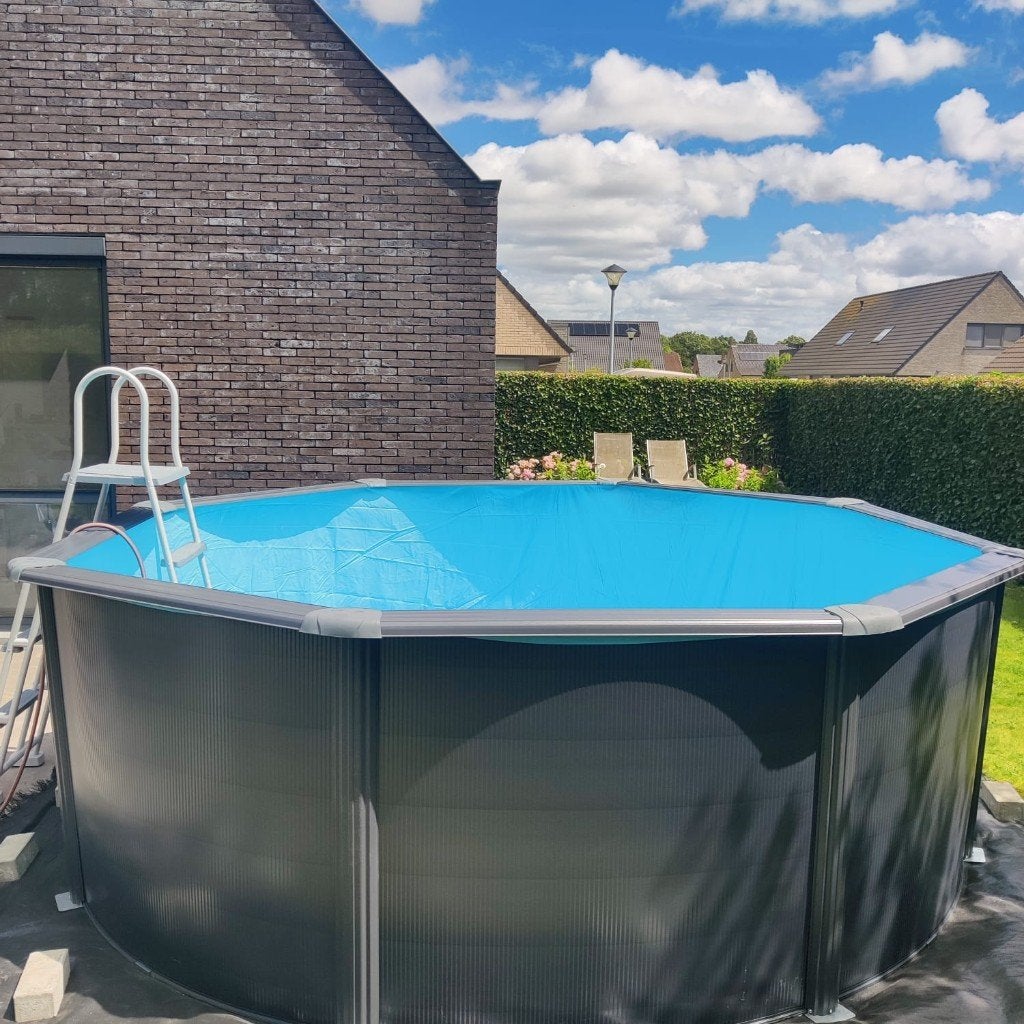 Zwembad, Jardin & Terrasse, Piscines, Utilisé, Piscines hors sol, 120 cm ou plus, 200 à 400 cm, 300 cm ou plus, Rond, Enlèvement