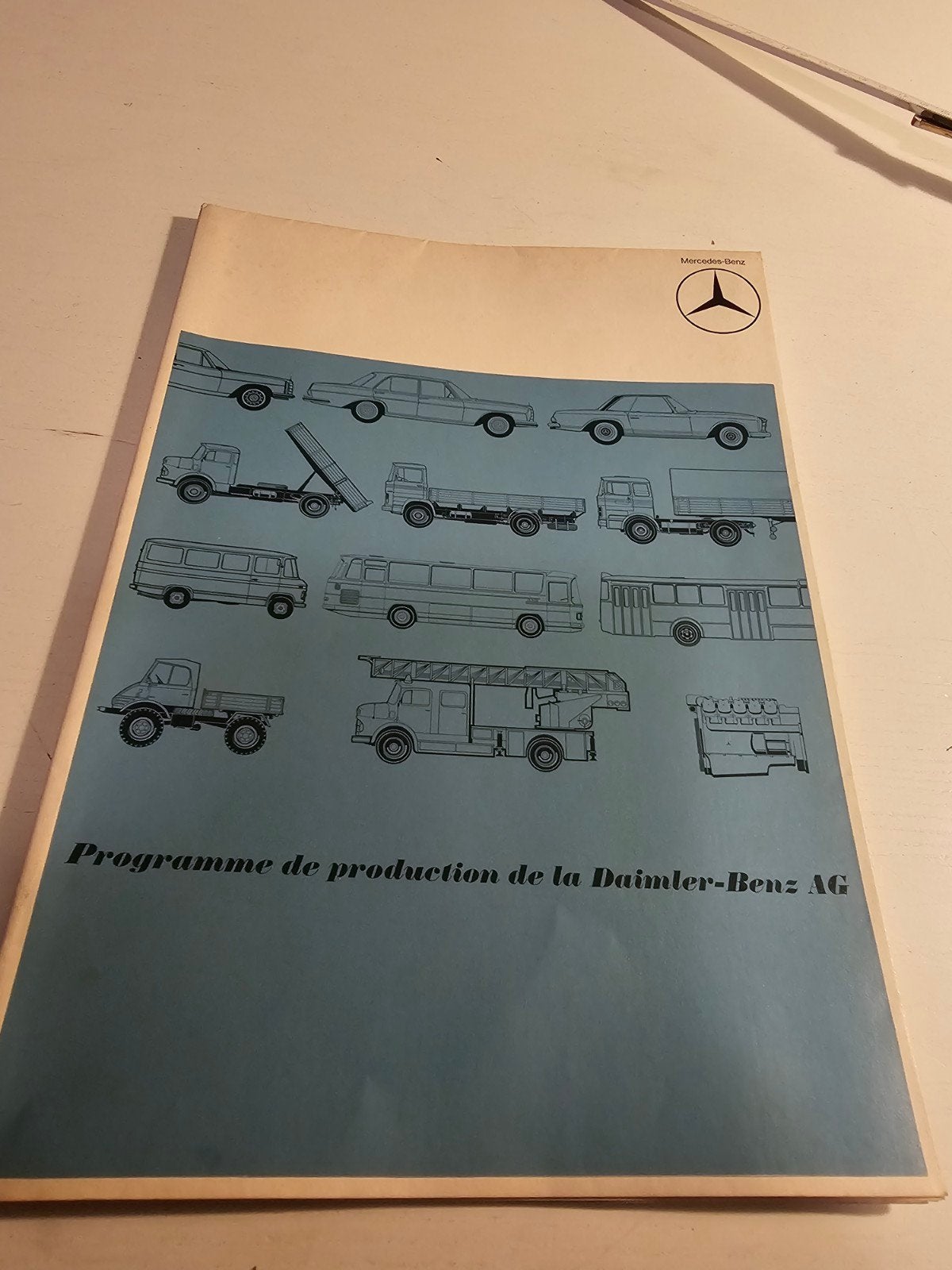 brochure intitulée « Programme de production de la Daimler-B, Enlèvement ou Envoi