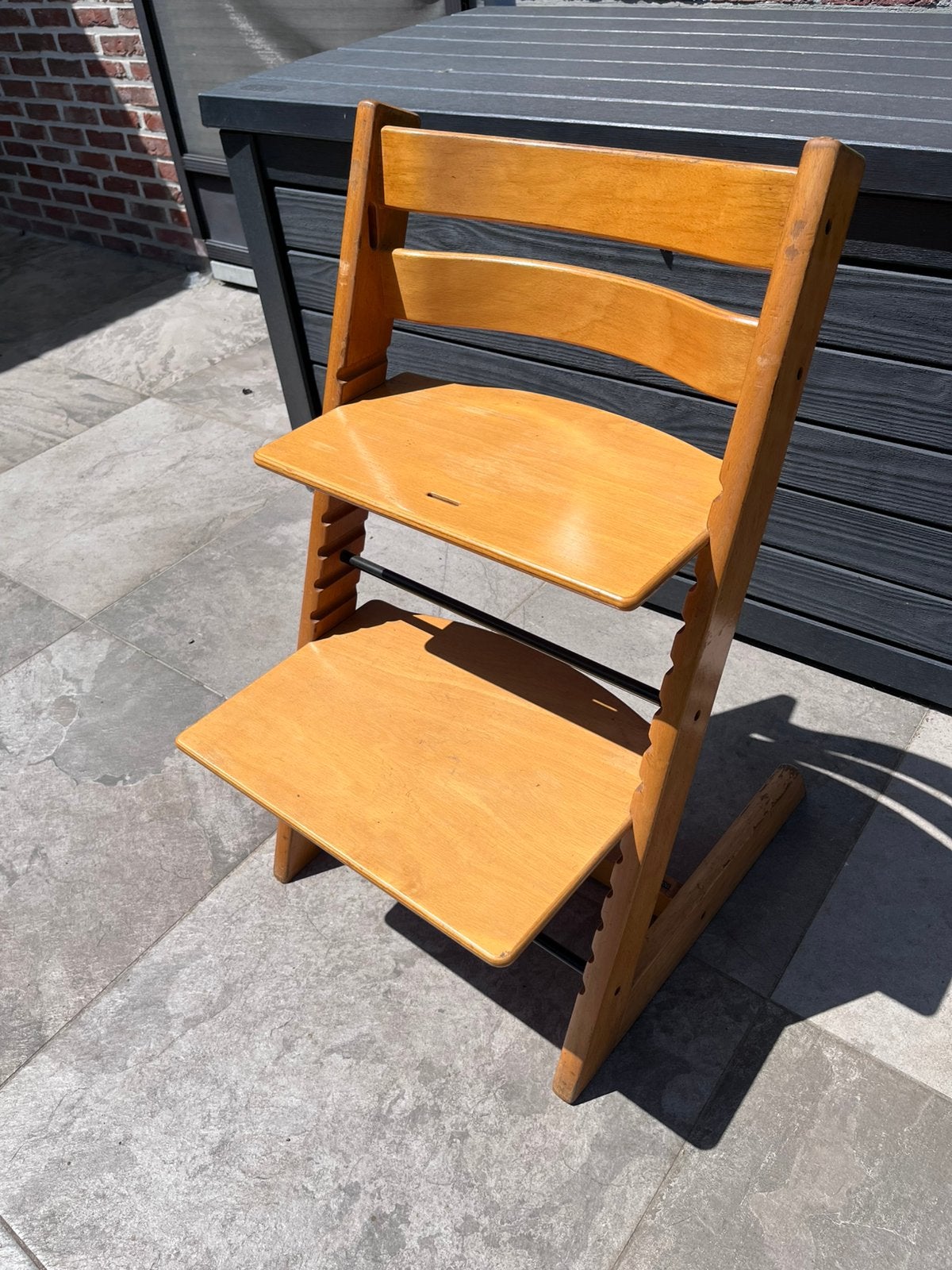 Stokke tripp trapp meegroeistoel (nieuw model!), Enlèvement, Utilisé, Chaise évolutive