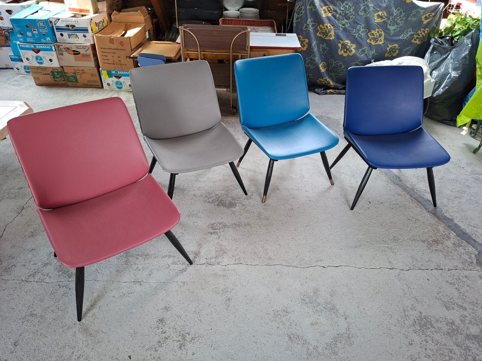 chaises et fauteuils design des années 50, Antiquités & Art, Enlèvement