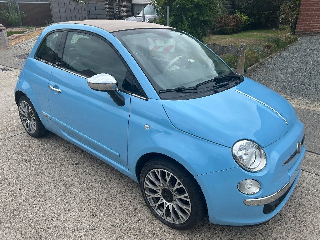 Fiat 500 Cabrio 1.2i NOUVEAU ! seulement 70753 km !, Achat, Entreprise, Boîte manuelle, 3 portes