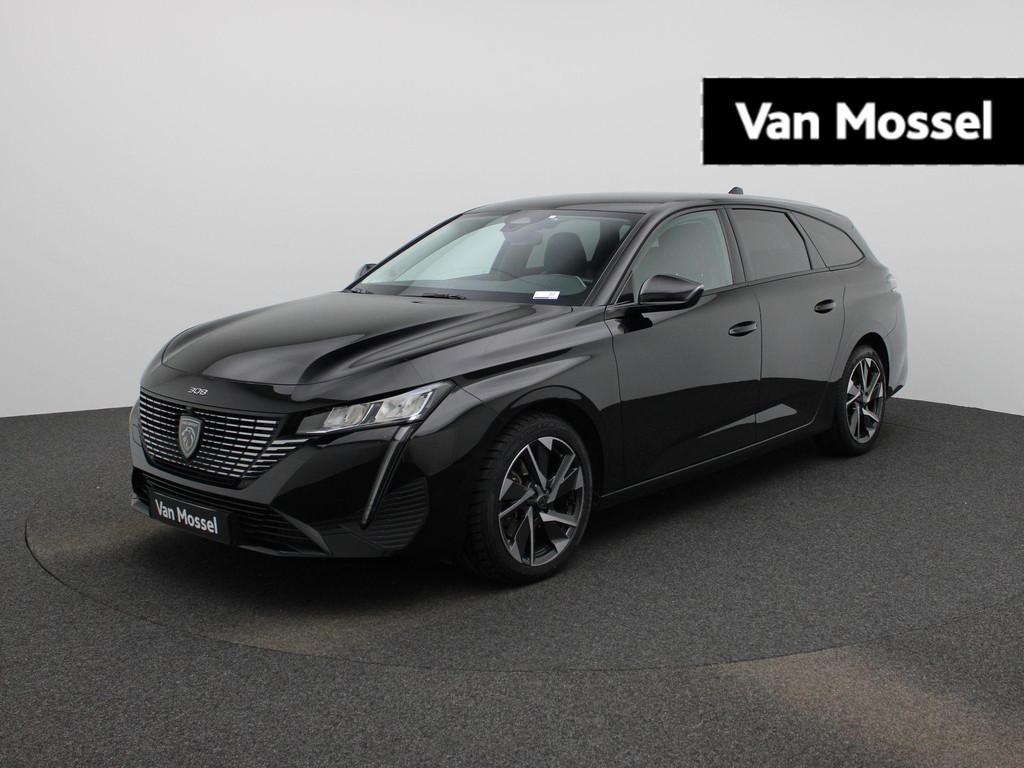 Peugeot 308 SW 1.2 PureTech 130 S&S EAT8 Allure Pack CARPLAY, Auto's, Stof, Gebruikt, 1462 kg, Zwart