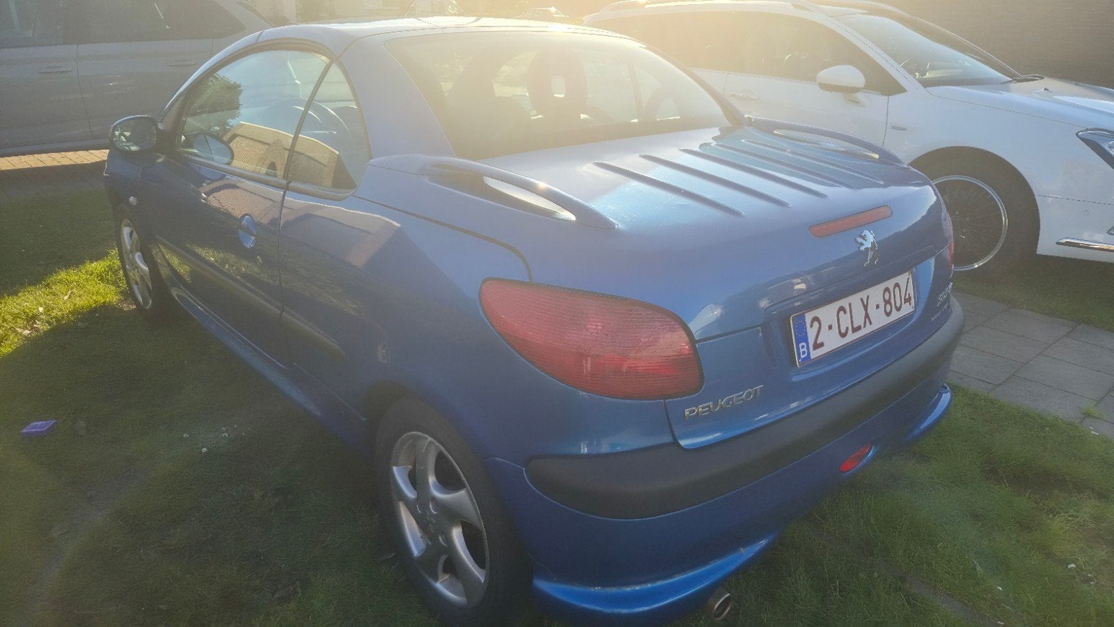 2005 Peugeot 206 CC 1.6i Met 123.578dkm, Auto's, Peugeot, 4 zetels, 4 cilinders, Cabriolet, Blauw