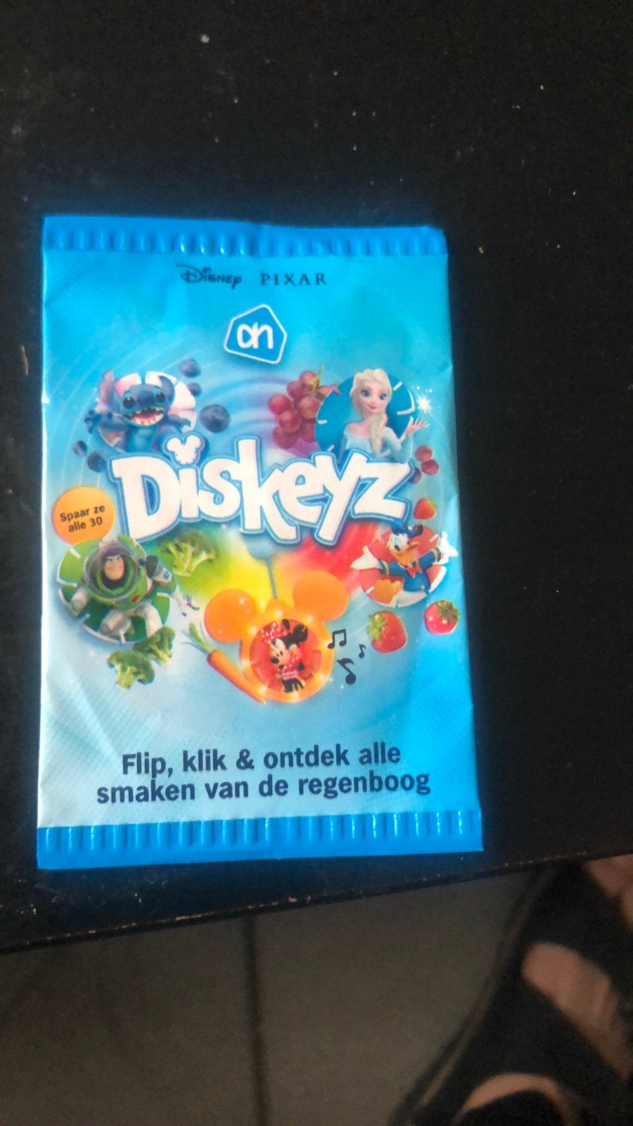 Diskeyz kaartjes, Albert Heijn, Ophalen